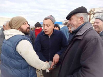KÜÇÜKBAŞ HAYVAN PAZARINDA KIŞ MEVSİMİ OLMASI RAĞMEN ALIŞVERİŞLER HIZLANDI