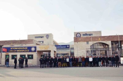 AFYONKARAHİSAR İL EMNİYET MÜDÜRLÜĞÜ TARAFINDAN DEPREM BÖLGESİNDE GÖREV YAPMAK ÜZERE