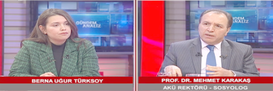 Kanal 3 ekranlarında Berna Uğur Türksoy’un hazırlayıp sunduğu Gündem Analiz