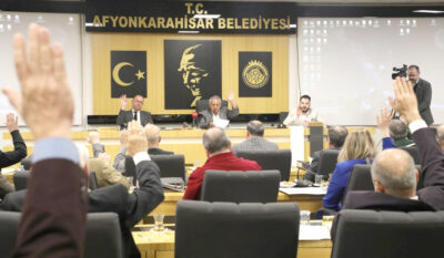 Afyonkarahisar Belediye Meclisi bugün saat 17.30 da belediye meclisi toplantı