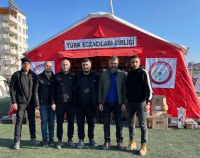   Afyonkarahisar Eczacı Odası’nın deprem bölgesinde yaptığı çalışmaları anlatan Eczacı