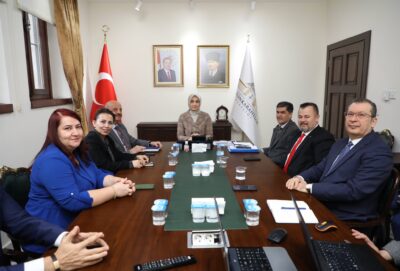 Afyonkarahisar Valisi Kübra Güran Yiğitbaşı başkanlığında yapılan toplantıda ITB Berlin