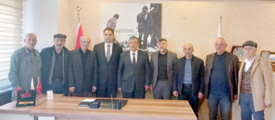 Afyon Gazeteciler Cemiyetini ziyaret eden AK Parti Milletvekili aday adayı