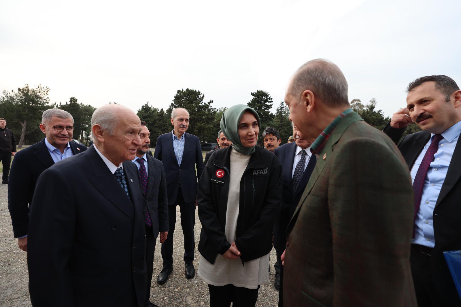 Cumhurbaşkanı Recep Tayyip Erdoğan ve MHP Genel Başkanı Devlet Bahçeli,