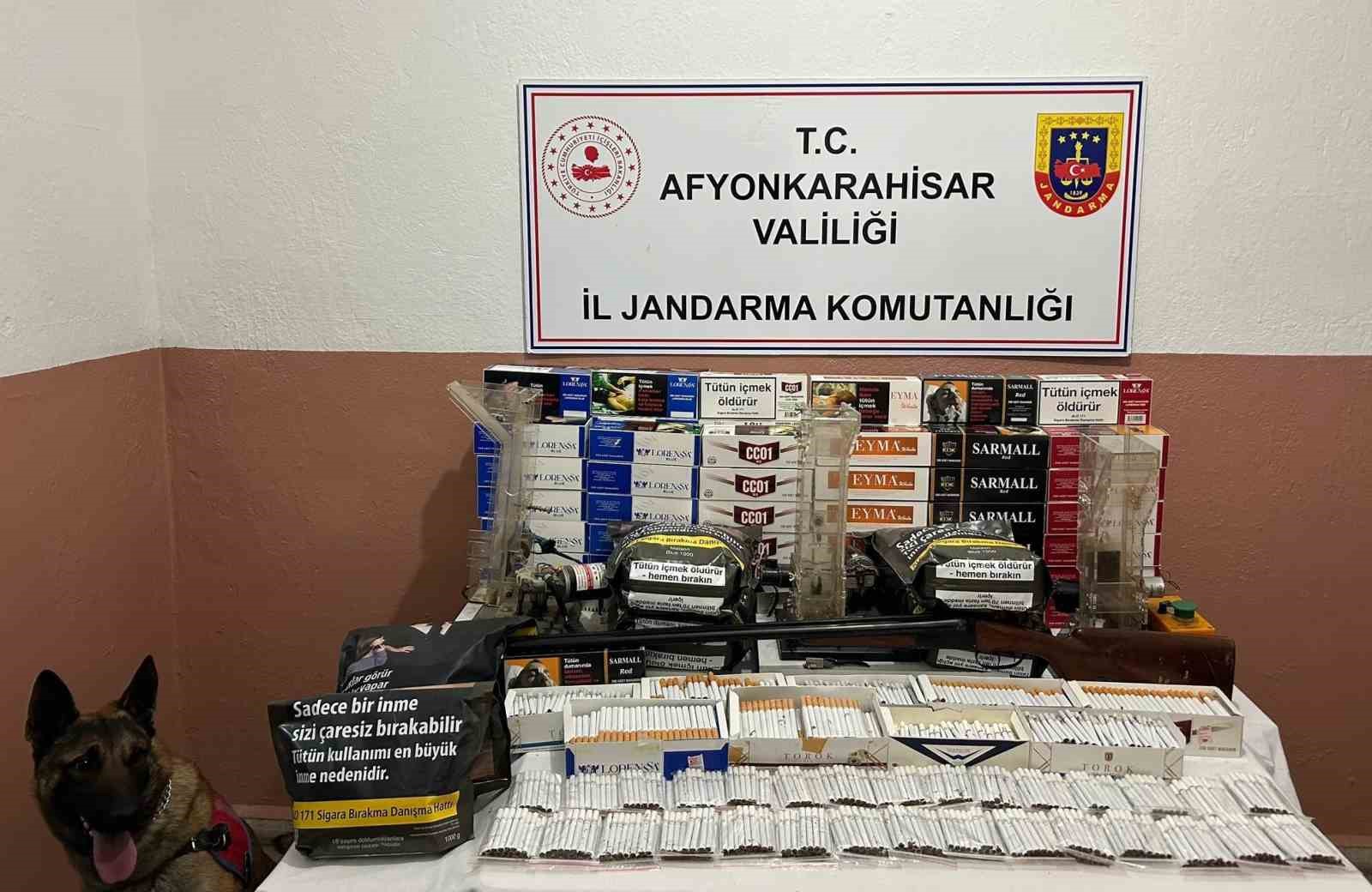 AFYONKARAHİSAR’DA JANDARMA TARAFINDAN GERÇEKLEŞTİRİLEN OPERASYONDA 32 BİN 200 ADET BOŞ,