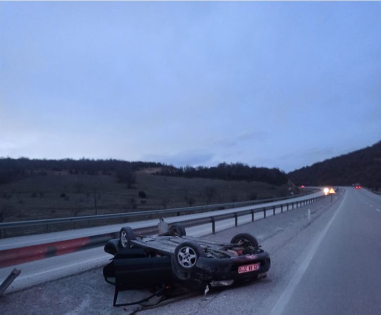 Afyonkarahisar’da meydana gelen trafik kazasında 5 kişi yaralandı Edinilen bilgilere