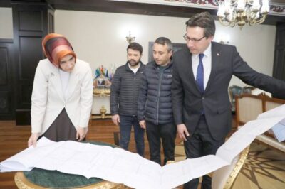 Sultandağı Kırca Köyü Kiraz Alım Merkezi Projesini inceleyen Vali Kübra