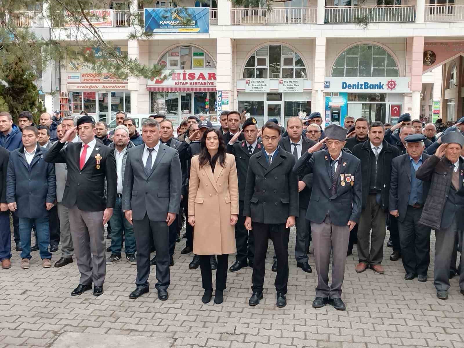 AFYONKARAHİSAR'IN ŞUHUT İLÇESİNDE 18 MART ÇANAKKALE DENİZ ZAFERİ VE ŞEHİTLERİ
