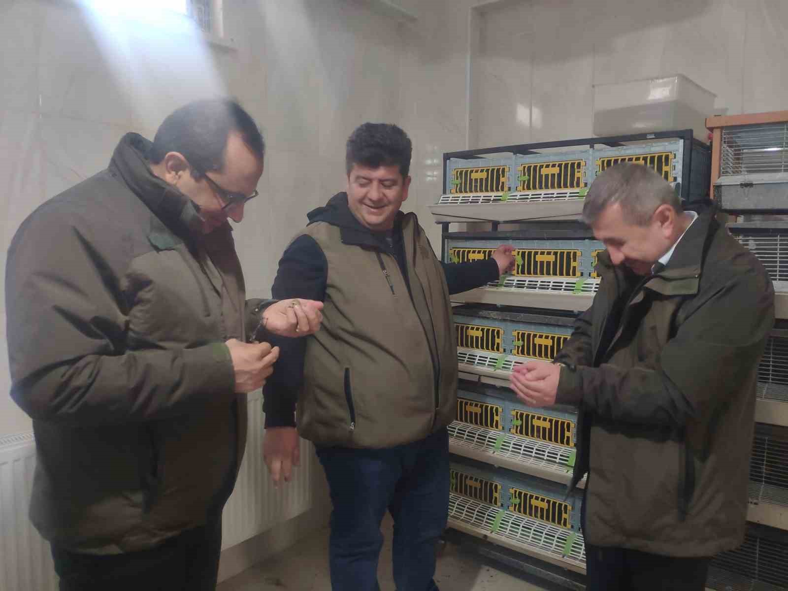 AFYONKARAHİSAR’IN ŞUHUT İLÇESİNDEKİ KEKLİK ÜRETİM İSTASYONU’NDA YENİ YILIN İLK KEKLİK