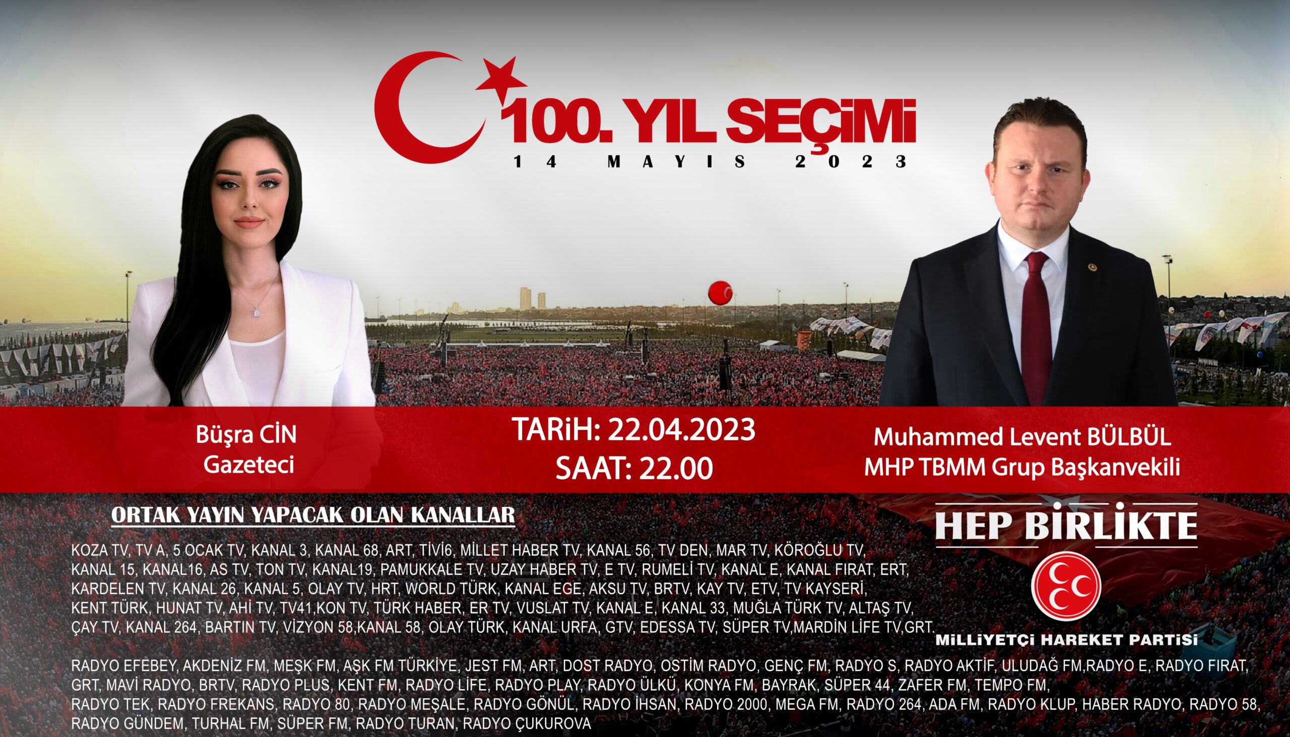 MHP TBMM Grupbaşkanvekili Muhammed Levent Bülbül  Kanal 3 ile 60