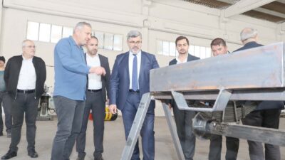 Organize Sanayi Bölgesi’ndeki işletmeleri ziyaret eden AK Parti Afyonkarahisar Milletvekili