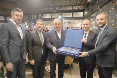 AK Parti Afyonkarahisar İl Başkanlığı’nın Seçim Koordinasyon Merkezi’nin açılışında konuşan