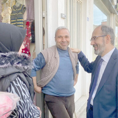 AK Parti Afyonkarahisar Milletvekili adayı Dr. Hakkı Öztürk seçim çalışmalarına