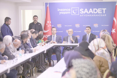 Saadet Partisi Genel Başkanı Temel Karamollaoğlu, Saadet Partisi İl Başkanlığı’nı