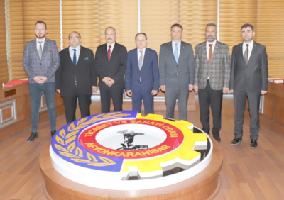 Afyonkarahisar Ticaret ve Sanayi Odası’nı ziyaret eden MHP Afyonkarahisar Milletvekili