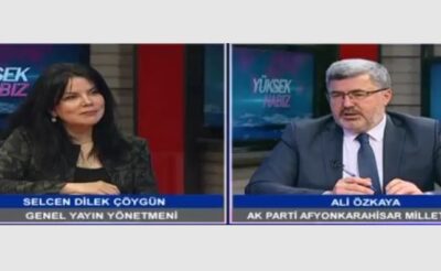 Kanal 3 ekranlarında Megabirlik Genel Yayın Yönetmeni Selcen Dilek Çöygün’ün