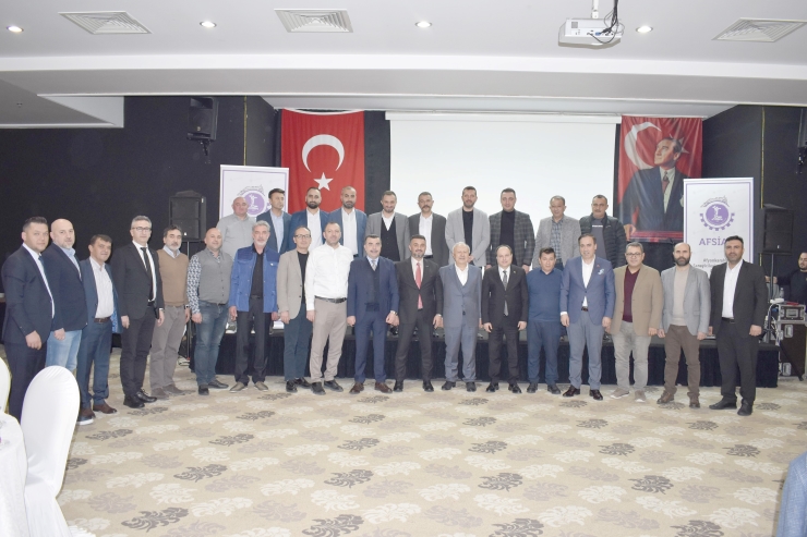 AFSİAD tarafından düzenlenen iftar programında konuşan AFSİAD Yönetim Kurulu Başkanı