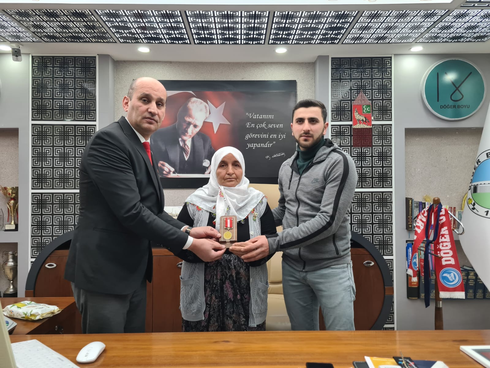 AFYONKARAHİSAR (AA) – Afyonkarahisar'da vefatından 14 yıl sonra gazilik unvanı