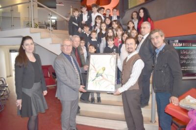 Girne Koleji öğrencileri Megabirlik’i ziyaret etti. Minikler birimleri teker teker