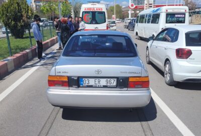 Afyonkarahisar Merkez’de yaşanan trafik kazasında 1 kişi yaralandı. Edinilen bilgilere