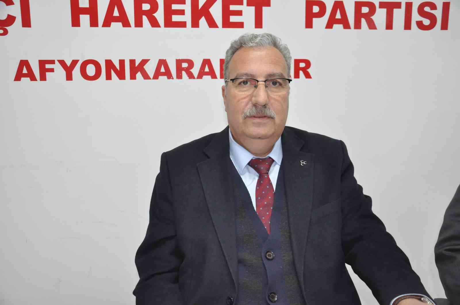 MİLLİYETÇİ HAREKET PARTİSİ (MHP) AFYONKARAHİSAR İL BAŞKANI MEHMET KOCACAN, MHP