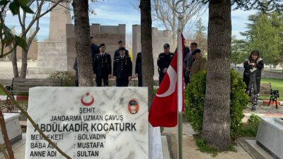 AFYONKARAHİSAR (AA) – Afyonkarahisar'ın Bolvadin ilçesinde şehit Jandarma Uzman Çavuş