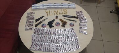Afyonkarahisar’da motosikletli polis timleri, şüphe üzerine durdurdukları bir motosiklette çok