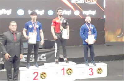 Afyonkarahisarlı sporculardan Hüseyin Ateş ile Fadime Ürküt, Avrupa Şampiyonası’nda Türkiye’yi