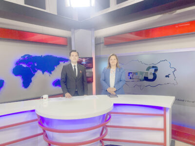 Kadir Kaplan sunduğu Kanal 3 Ana Haber Bülteni’ne konuk olan