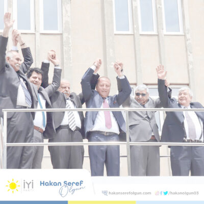 İYİ Parti Afyonkarahisar Milletvekili Avukat Hakan, memleketi Çay ilçesinde kalabalık