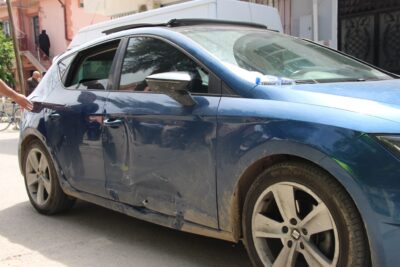 AFYONKARAHİSAR (AA) – Afyonkarahisar'ın Bolvadin ilçesinde ehliyetsiz sürücünün kullandığı motosikletle
