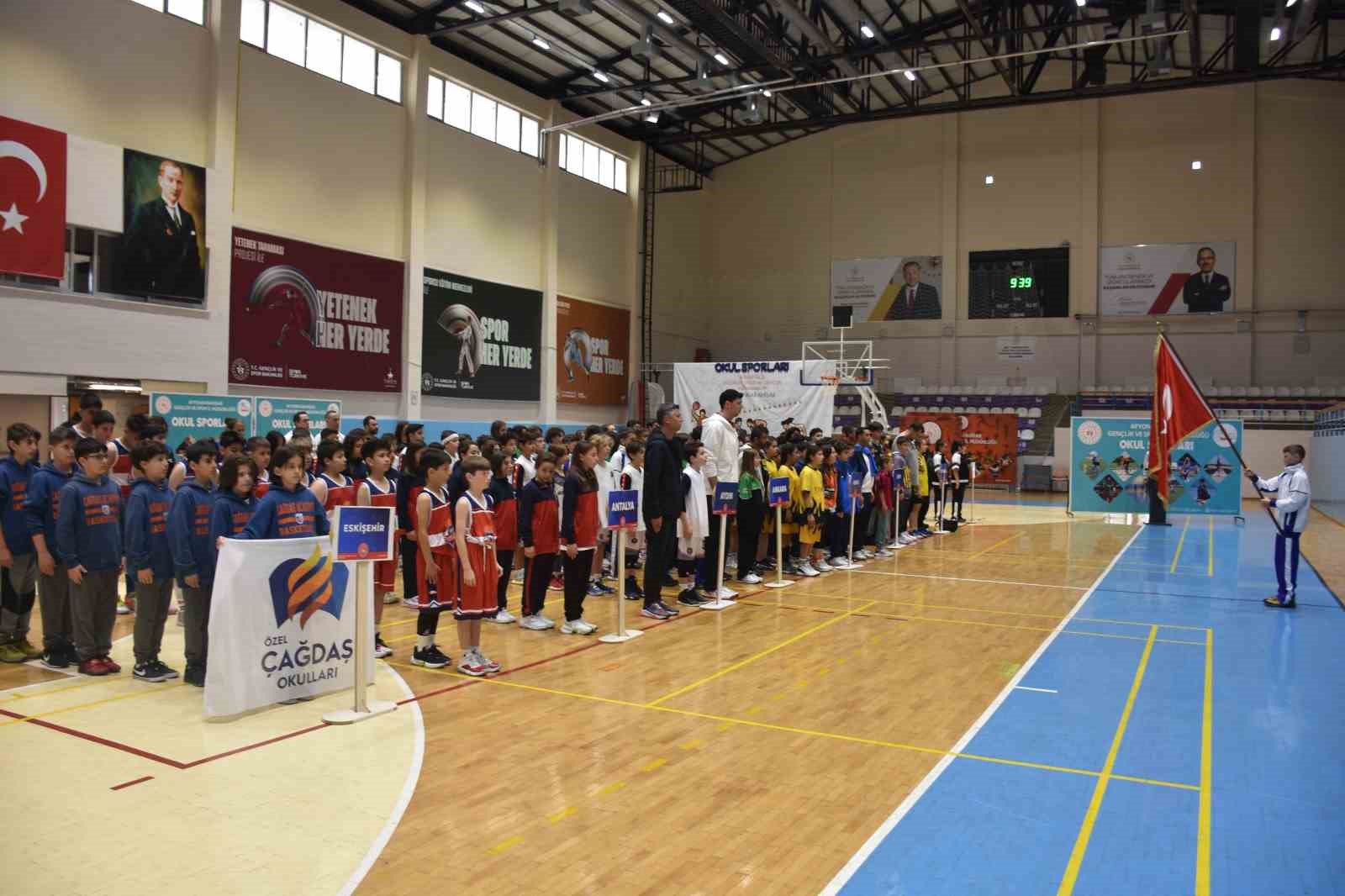 OKUL SPORLARI KÜÇÜKLER BASKETBOL YARI FİNAL MÜSABAKALARI AFYONKARAHİSAR GENÇLİK VE