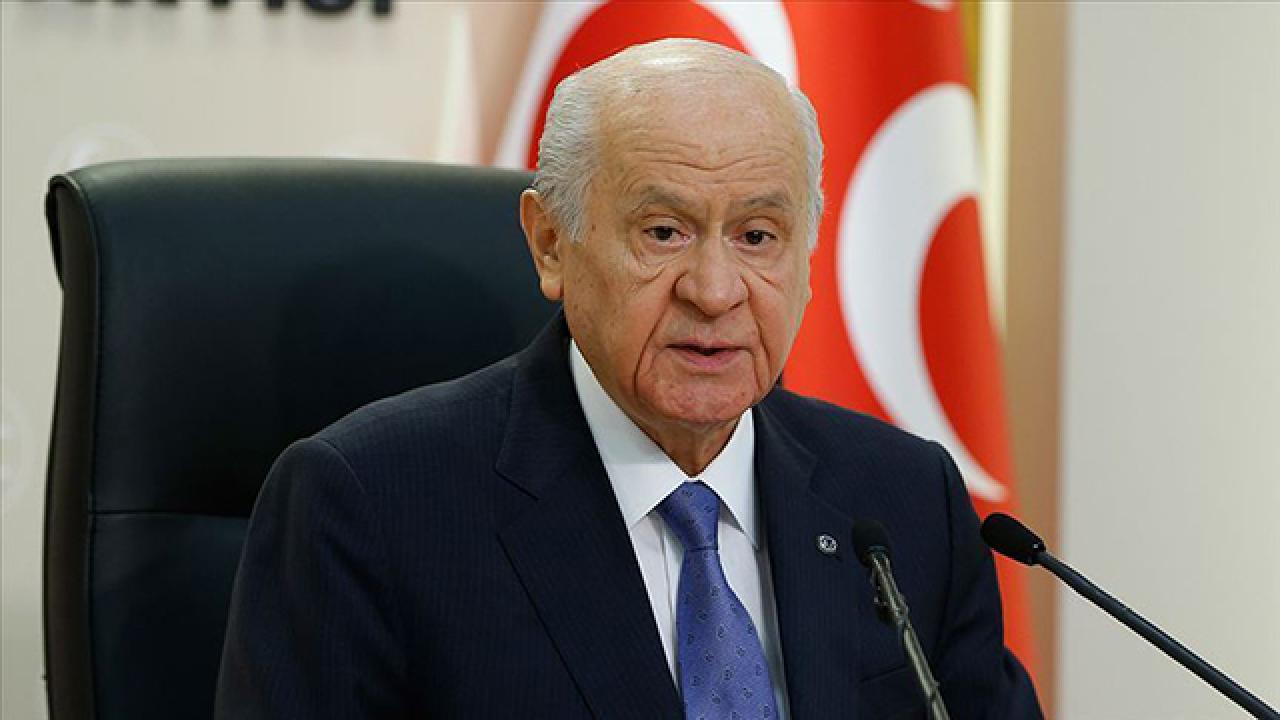MHP Genel Başkanı  Devlet Bahçeli’nin Sosyal Medya üzerinden paylaştığı işte