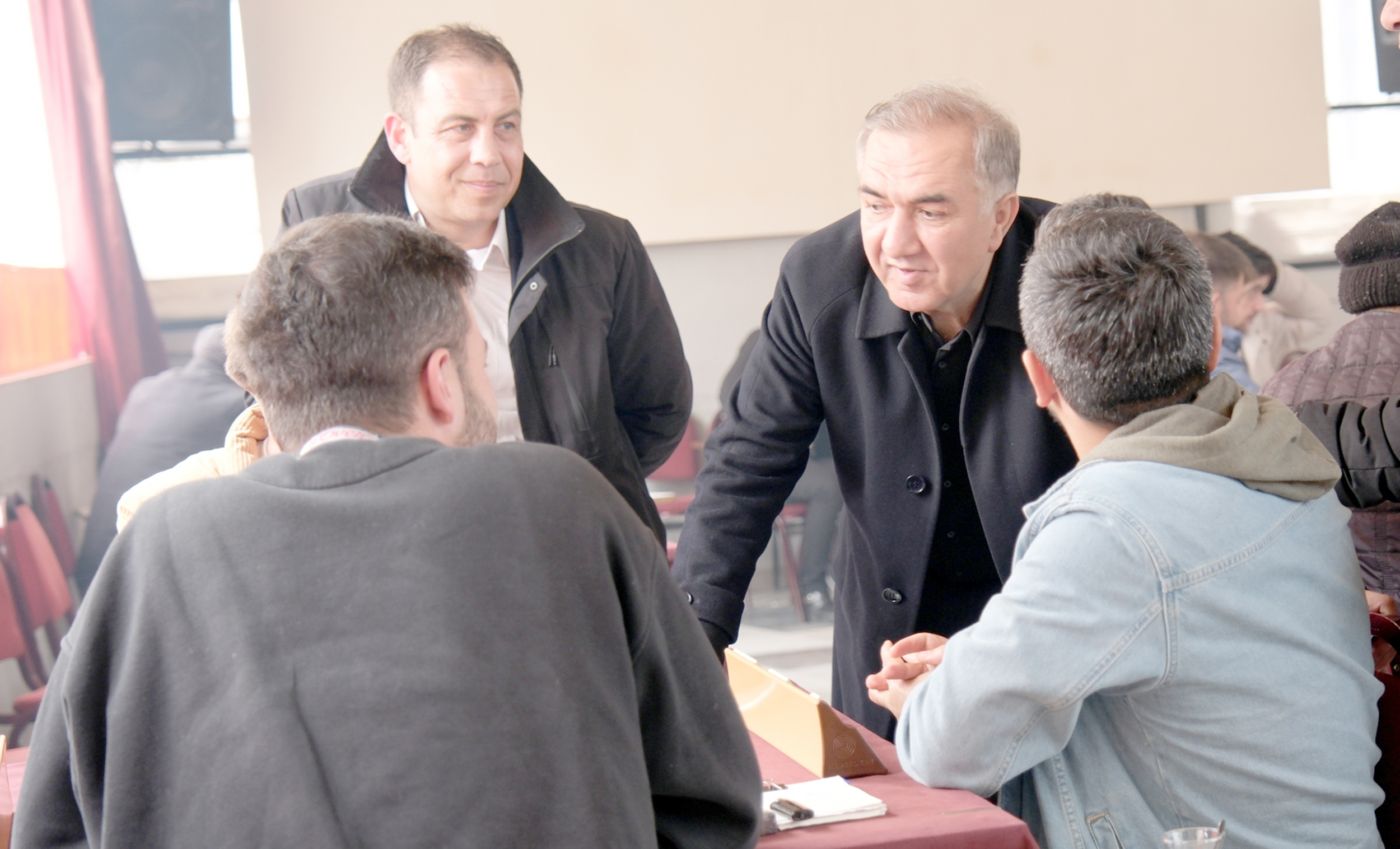 İYİ Parti Milletvekili adayı Mustafa Enis Arabacı seçim çalışması için