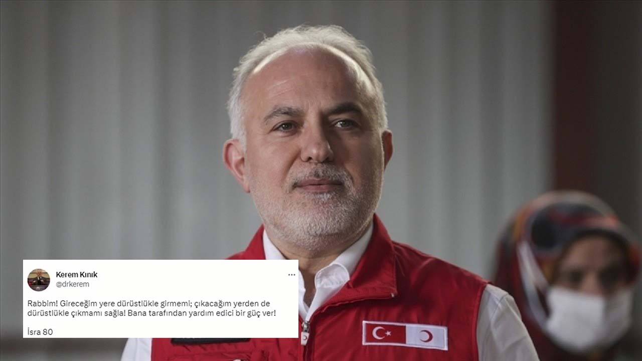 Kızılay Başkanı Kerem Kınık görevini bıraktı. Yaşanan gelişme sonrası Twitter