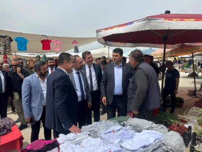   Afyonkarahisar’ın ilçelerinde temaslarda bulunan Millet İttifakı Cumhurbaşkanı Yardımcısı adayı