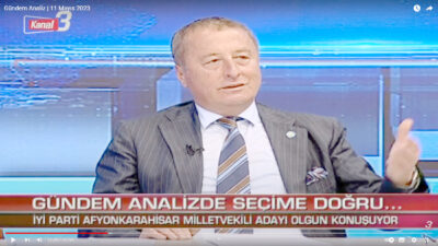 İYİ Parti Afyonkarahisar Milletvekili seçilen Hakan Şeref Olgun, “Emanetiniz emin