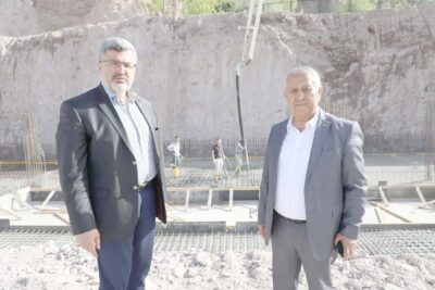 Belediye Başkanı Mehmet Zeybek ile birlikte Afyonkarahisar’da devam eden çalışmaları