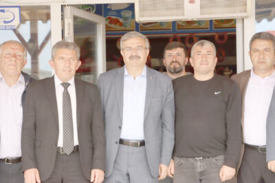 İhsaniye ilçesinde ziyaretlerde bulunan AK Parti Afyonkarahisar Milletvekili İbrahim Yurdunuseven,