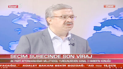 Kanal 3 Ana Haber Bülteni’ne konuk olan AK Parti Afyonkarahisar
