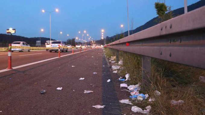 Kurban Bayramı tatili dolayısıyla Anadolu Otoyolu’nu kullanan vatandaşların, yol kenarlarına
