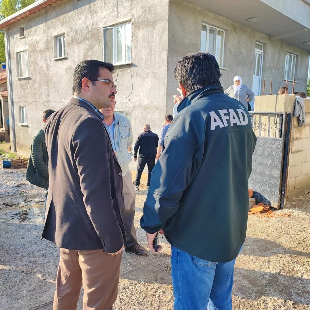 AFYONKARAHİSAR’IN ŞUHUT İLÇESİNDE SELDEN DOLAYI ZARAR GÖREN KÖYLERDE HASAR TESPİT