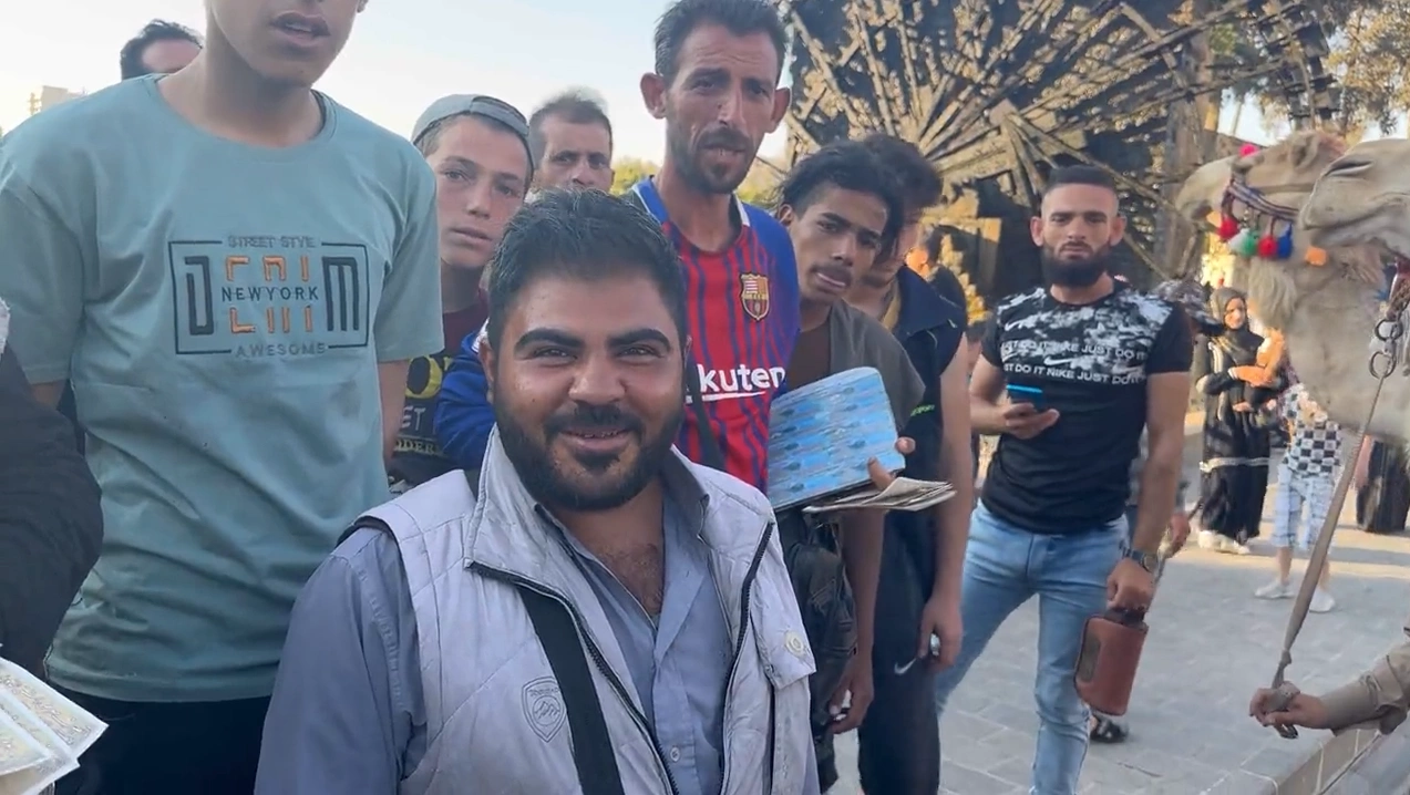 Suriye Hama’da video çeken Basketbolcu Kemal Canbolat ve Youtuber Fatih