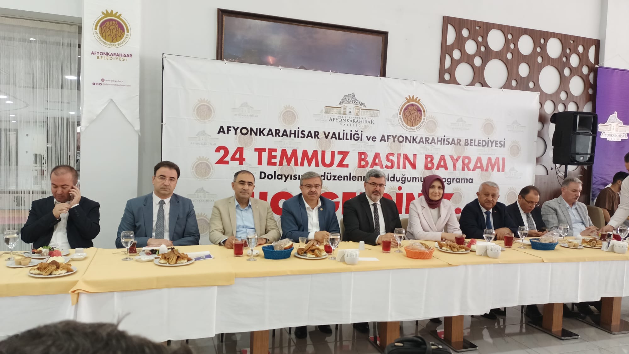 Afyonkarahisar Valiliği ve Afyonkarahisar Belediyesi iş birliğinde 24 Temmuz Basın