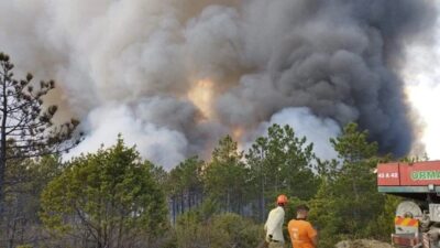 Eskişehir’in Seyitgazi ilçesinde çıkan orman yangını dolayısı ile geçici süreliğine