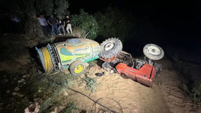 Bursa’nın İznik ilçesinde kullandığı traktörün devrilmesiyle altında kalan Halil Tetik,