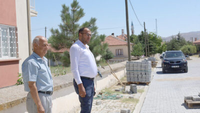 Bayat Belediye Başkanı Halil İbrahim Bodur, ilçe Cumhuriyet Mahallesi Zübeyde