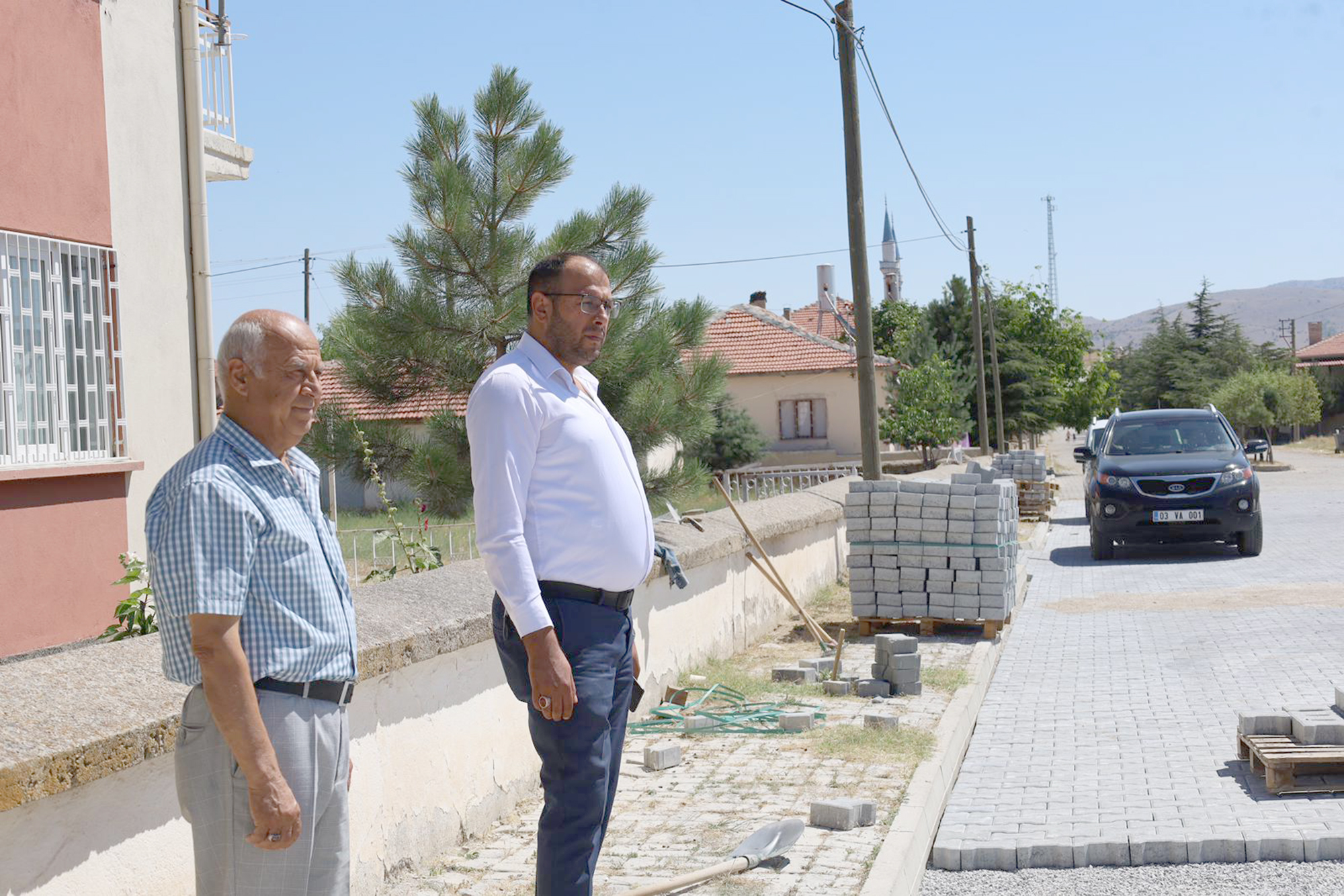 Bayat Belediye Başkanı Halil İbrahim Bodur, ilçe Cumhuriyet Mahallesi Zübeyde