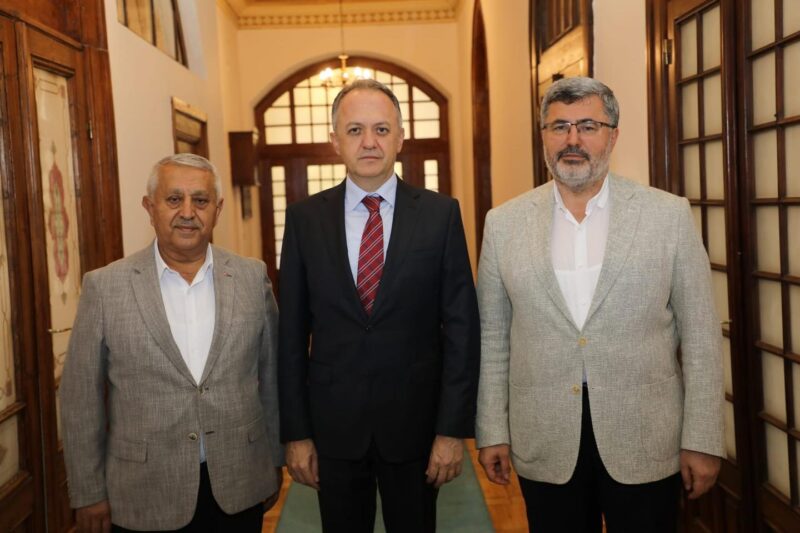 AK Parti Afyonkarahisar Milletvekili Ali Özkaya ve Belediye Başkanı Mehmet