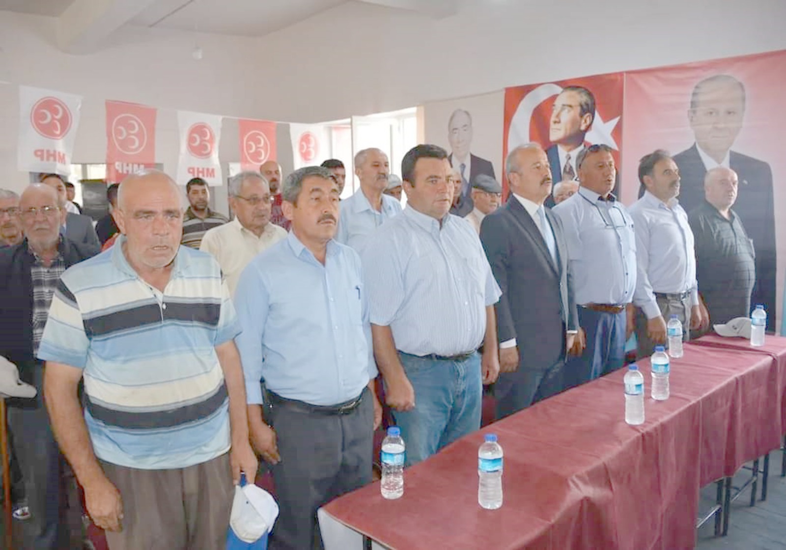 Milliyetçi Hareket Partisi Afyonkarahisar teşkilatının 14. Olağan ilçe kongrelerinde konuşan